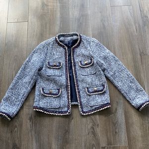 Zara tweed Chanel style jacket